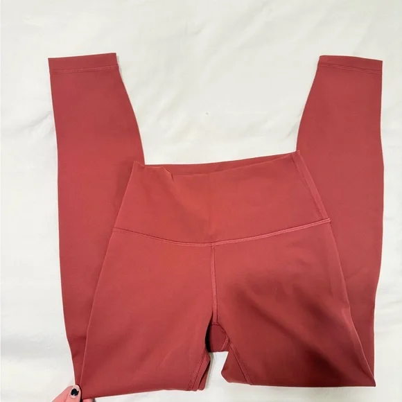 Lululemon burgundy High-Waisted Leggings - Picture 1 of 3